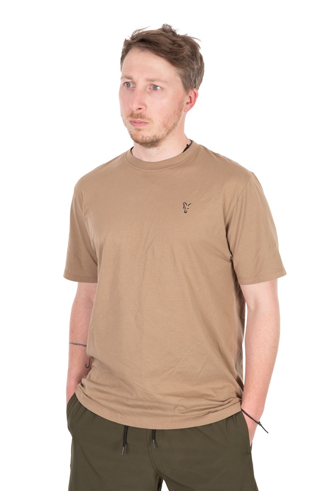 Fox tričko collection t-shirt tan ltd - m