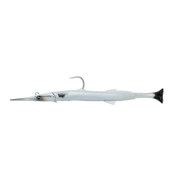 Savage Gear Gumová Nástraha 3D Needlefish Pulse Tail Pink Pearl White Silver - 14 cm 12 g