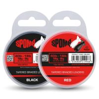 Spomb Splétaná Šňůra Tapered Braided Leaders 0,18-0,35 mm 3x10 m (2)
