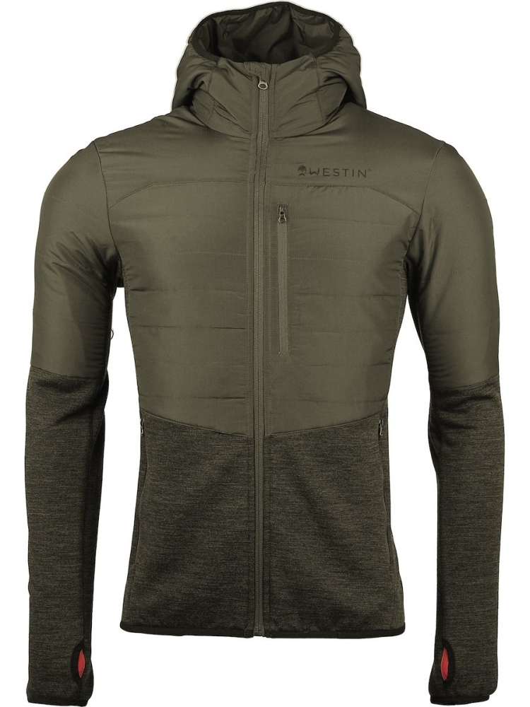 Westin bunda thermo knit vest jacket green - s