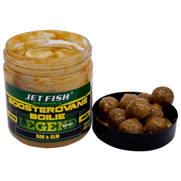 Jet Fish Boosterované Boilie Legend Range Rak GLM 250 ml