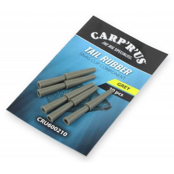 Carp´R´Us Převleky Tail Rubbers 10 ks - Grey Limitovaná Edice