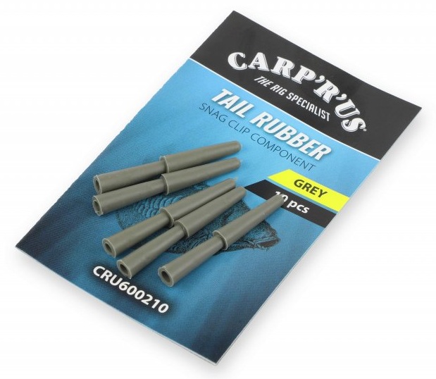 Carp´r´us převleky tail rubbers 10 ks - grey limitovaná edice