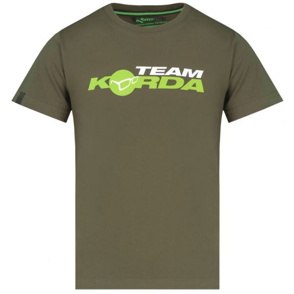 Korda Tričko TK Kids T-Shirt Dark Olive