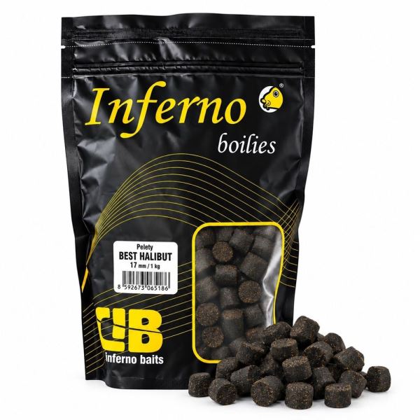 Carp Inferno Pelety Best Halibut 1 kg