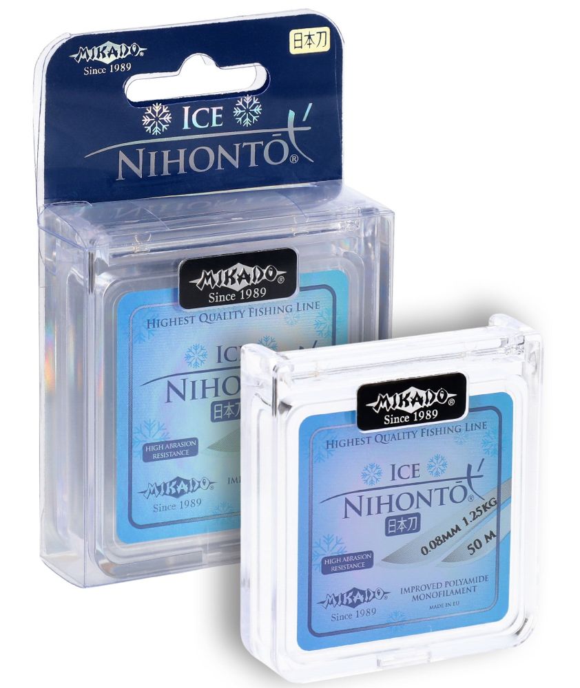 Levně Mikado vlasec nihonto ice 50 m - 0,18 mm 4,8 kg
