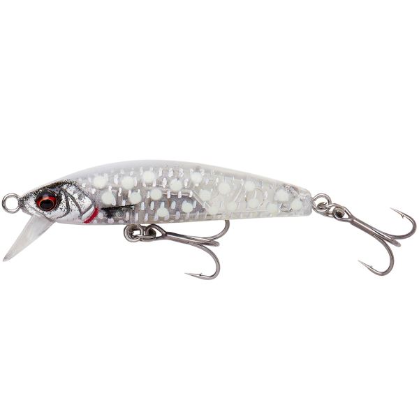 Savage Gear Wobler Gravity Minnow Fast Sinking Crystal White Glow 5 cm 8 g