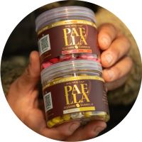 One More Cast Wafters Boosted Fluoro Wafters Paella 100 g 10x14 mm - Red & Pink