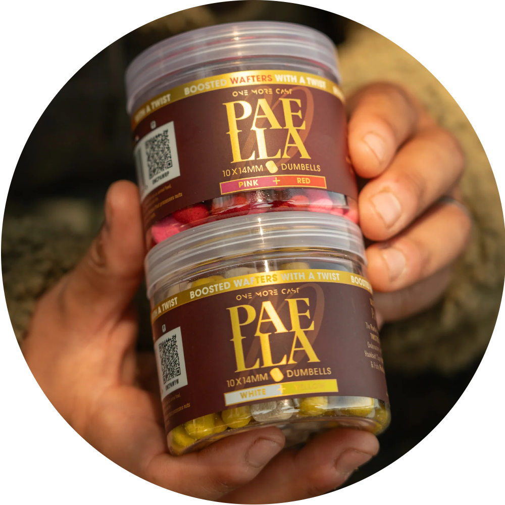 One more cast wafters boosted fluoro wafters paella 100 g 10x14 mm - white & yellow