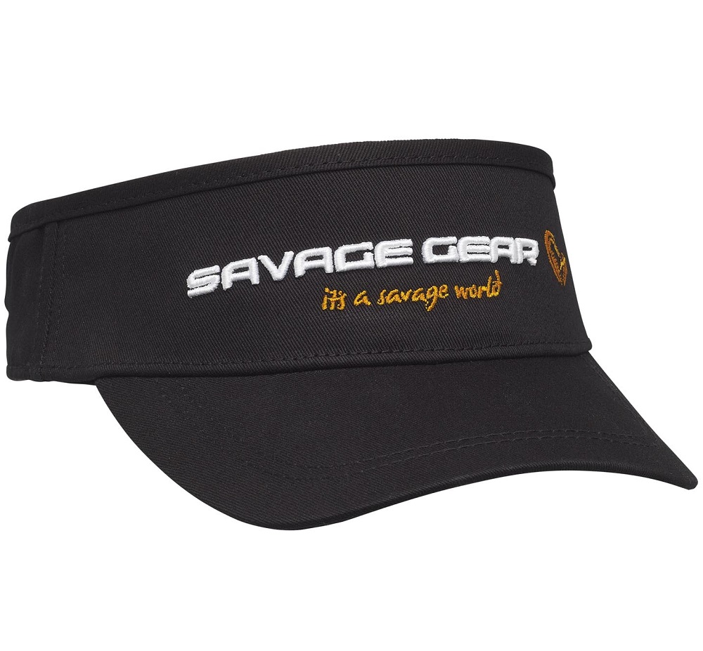 Savage gear kšilt sun visor one size black ink