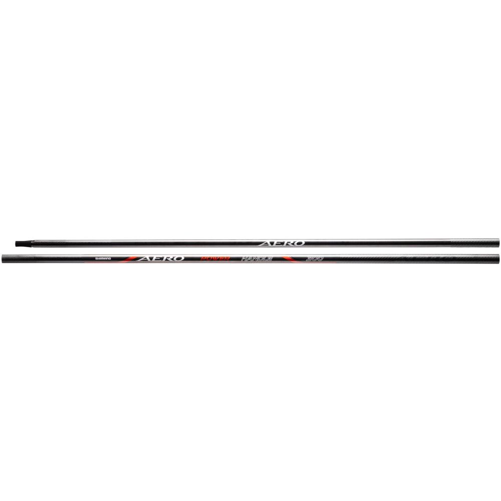 Shimano podběráková tyč aero power carp landing net handle - 3 m 2-díly