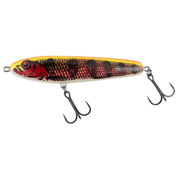 Salmo Wobler Sweeper Sinking Holo Red Perch