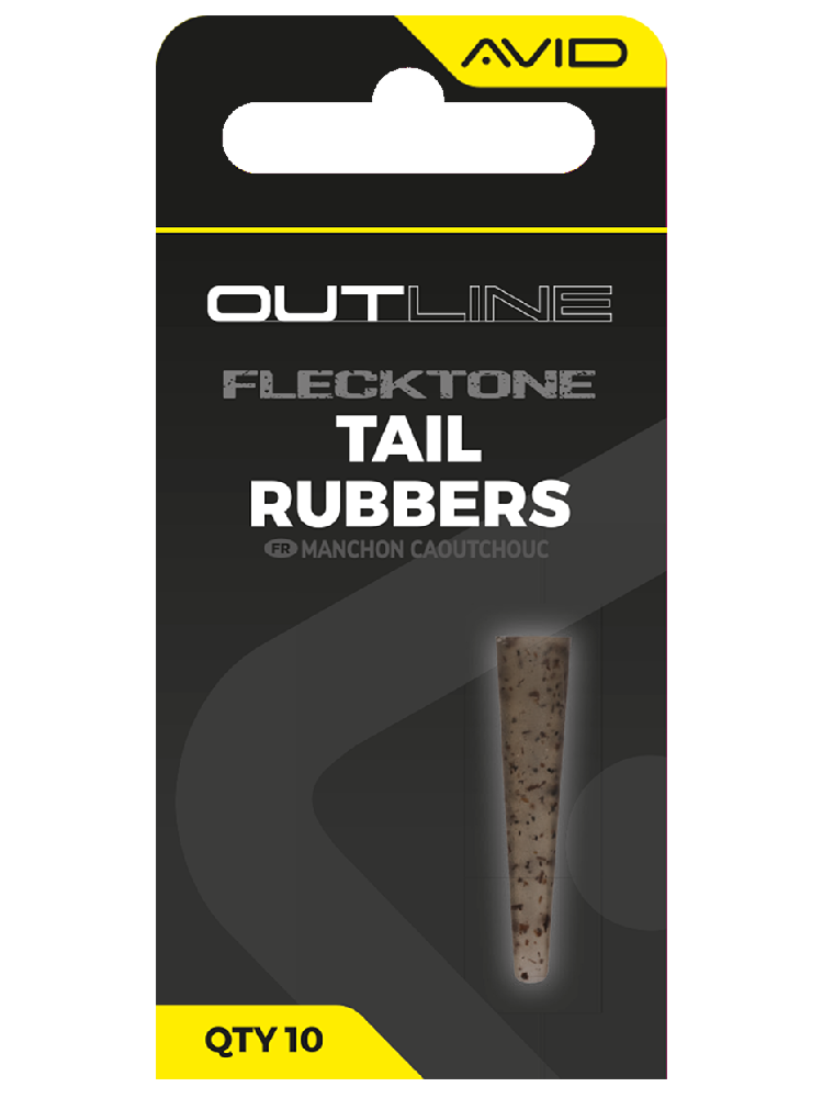 Avid carp převleky na závěsky outline flecktone tail rubber