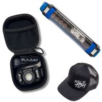 Flajzar Vánoční Sada Světla WRL3 a Čelovky HL346 + Pouzdro + Kšiltovka