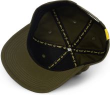 Black Cat Kšiltovka Green Flat Peak Cap (7)