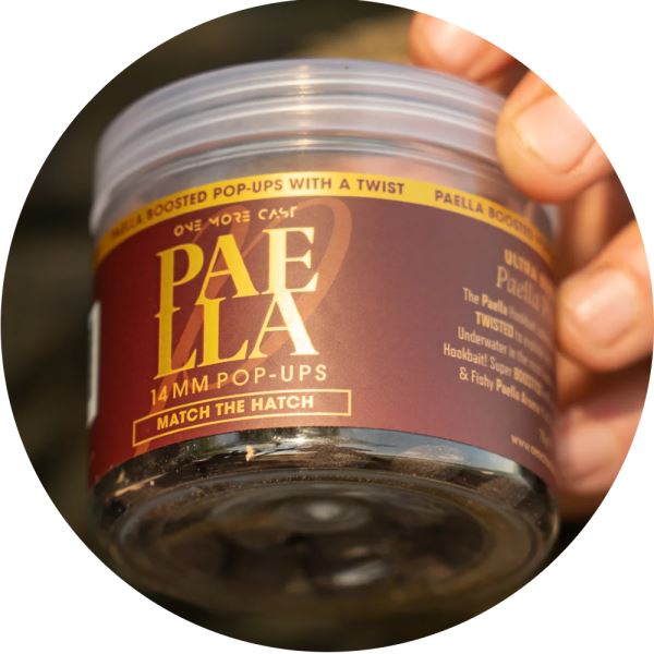 One More Cast Plovoucí Boilie Boosted Match The Hatch Pop Up Paella 70 g 14 mm
