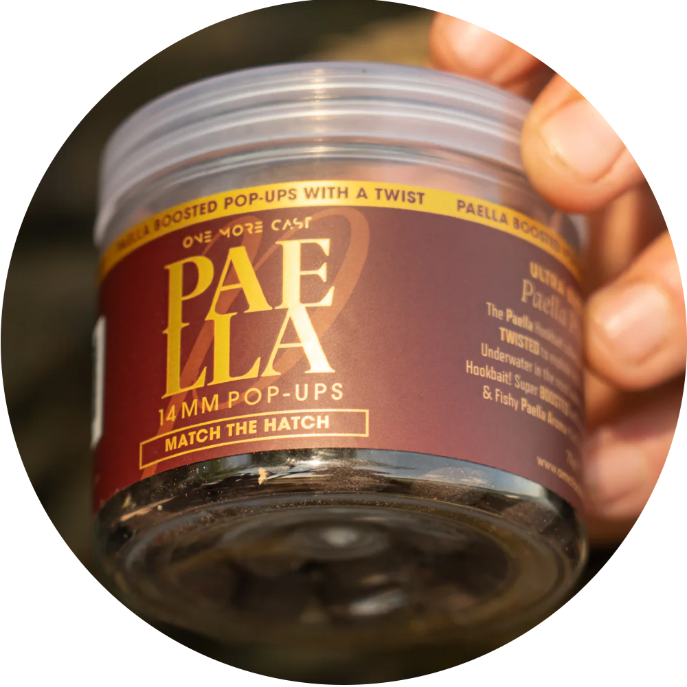 Levně One more cast plovoucí boilie boosted match the hatch pop up paella 70 g 14 mm