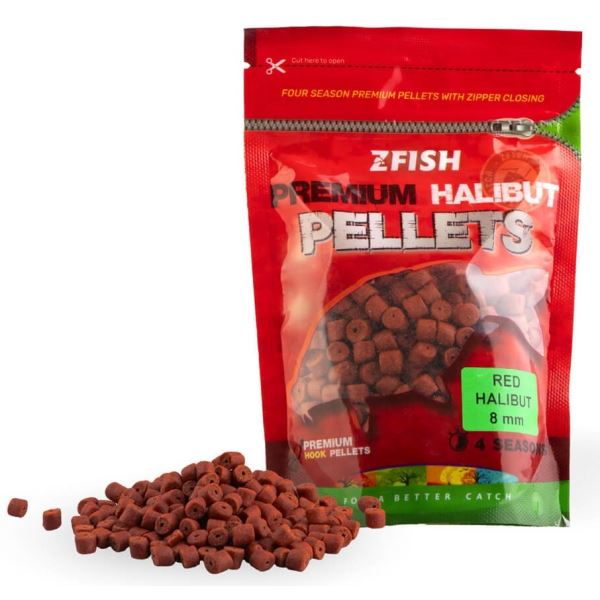 Zfish Chytací Pelety Premium Halibut Pellets Red Halibut 200 g