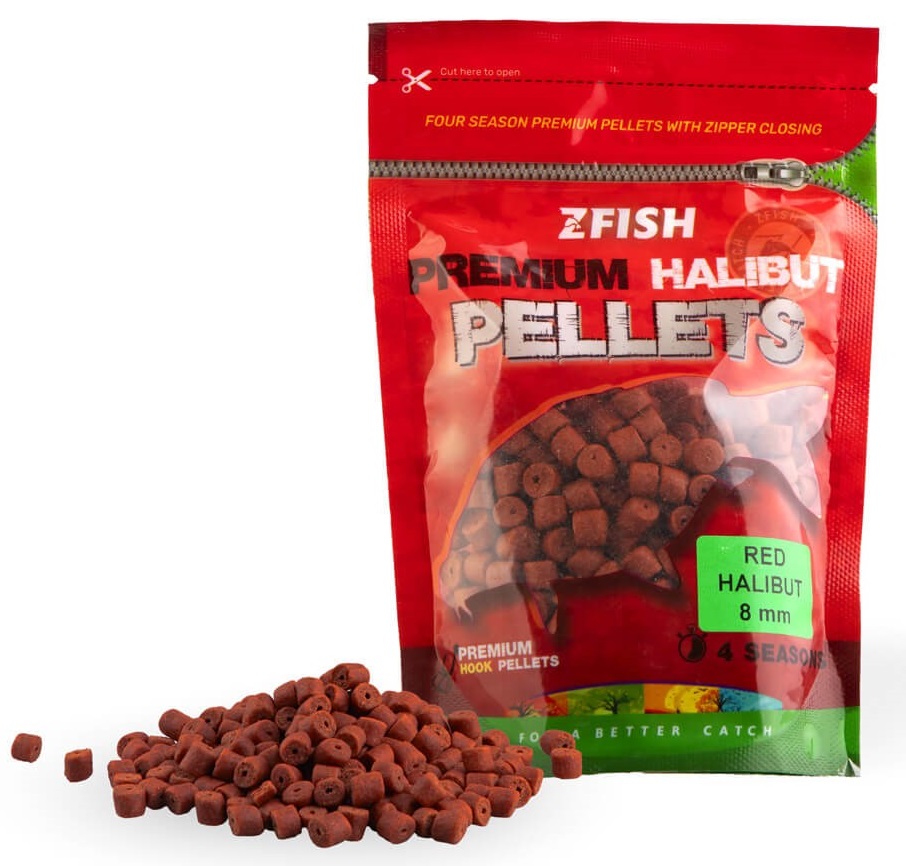 Levně Zfish chytací pelety premium halibut pellets red halibut 200 g - 8 mm