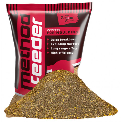 Carp zoom krmítková směs method feeder groundbait 1 kg - studená voda (černá švestka)