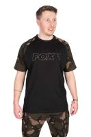 Fox Tričko Black Camo Outline T-Shirt - XXL