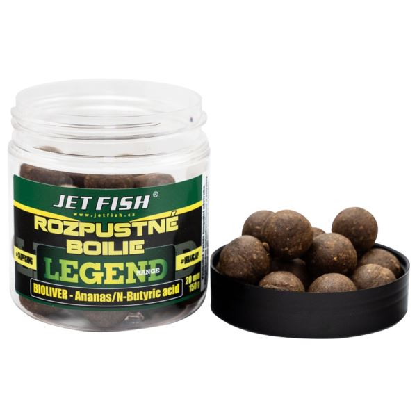 Jet Fish Rozpustné Boilie Legend Range Bioliver-Ananas/n-Butyric 250 ml