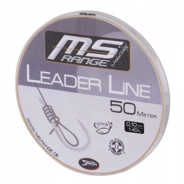 Saenger  MS Range  Návazcový Vlasec Leader Line 50 m crystal
