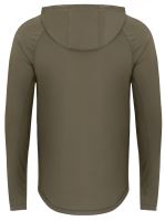 Korda Triko UPF Hooded Top Dark Khaki (1)