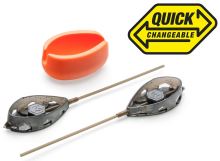 Mivardi Sada Rychlovýměnných Method Krmítek QMR Flat XL Long 50 g + 60 g + Formička (1)