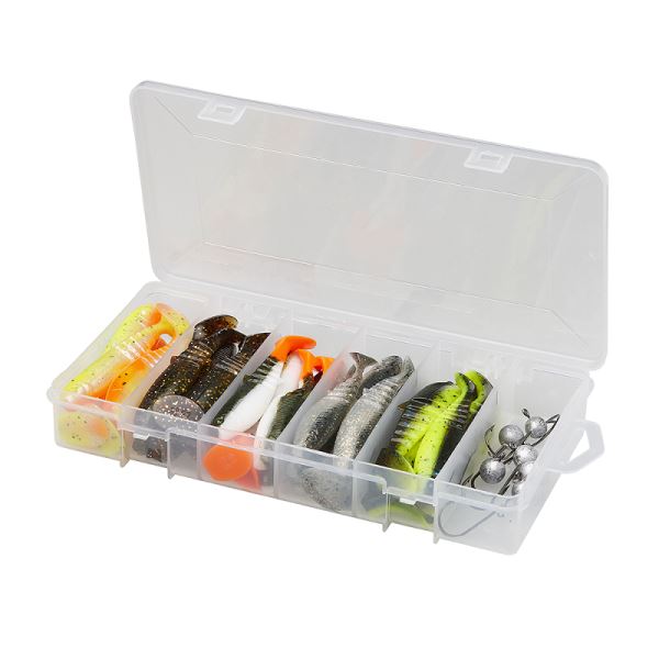 Savage Gear Gumové Nástrahy Cannibal Shad Kit Mixed Colors 36 ks