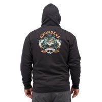 Grundéns Mikina Displacement DWR Hoodie Tuna Tattoo Black (2)