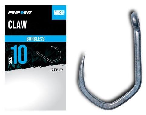 Nash háčky claw barbless 10 ks - velikost 10