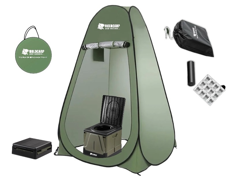 Holdcarp set přenosná toaleta portable toi big + stan