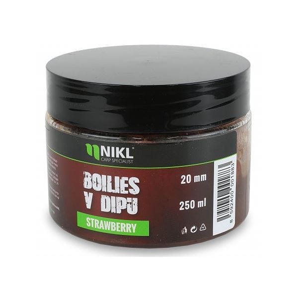 Nikl Boilies V Dipu Strawberry 250 g