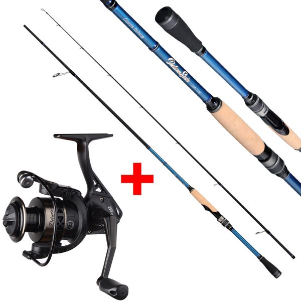 Giants Fishing Prut Deluxe Spin 2,43 m 7-25 g + Naviják Deluxe FD 3000