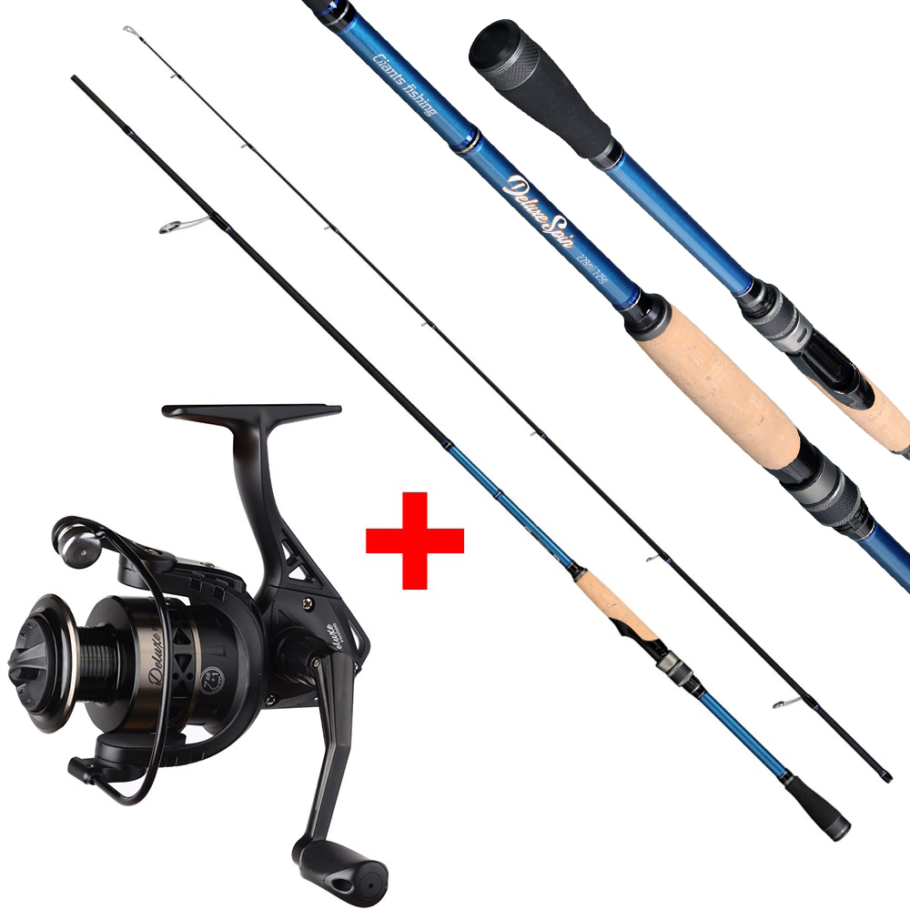 Giants fishing prut deluxe spin 2,43 m 7-25 g + naviják deluxe fd 3000