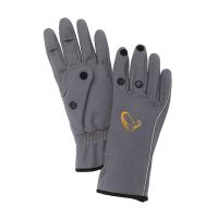 Savage Gear Rukavice Softshell Glove Grey - M