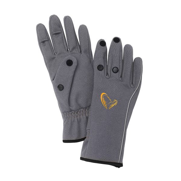 Savage Gear Rukavice Softshell Glove Grey