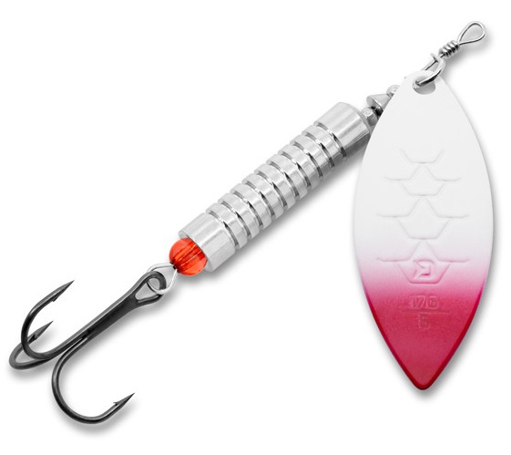 Levně Delphin třpytka rotačka spear redend - 9,5 g vel. 3