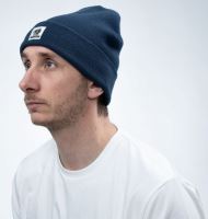 Nash Čepice Make It Happen Badge Beanie Hat Navy Blue (1)