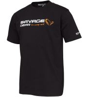 Savage Gear Triko Signature Logo T Shirt Black Ink Savage Gear Triko Signature Logo T Shirt Black Ink