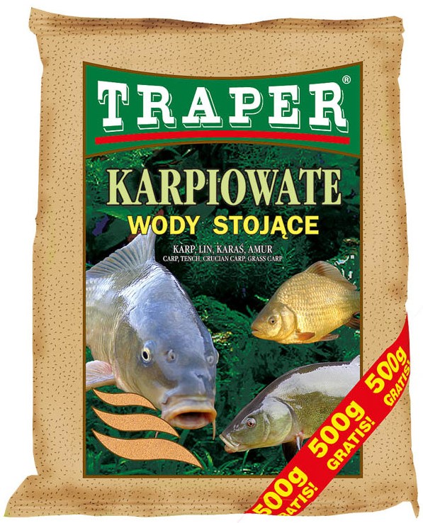 Levně Traper vnadící směs popular kapr - stojící voda 2,5 kg