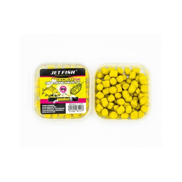 Jet Fish Fluo Měkčené Peletky 40 g