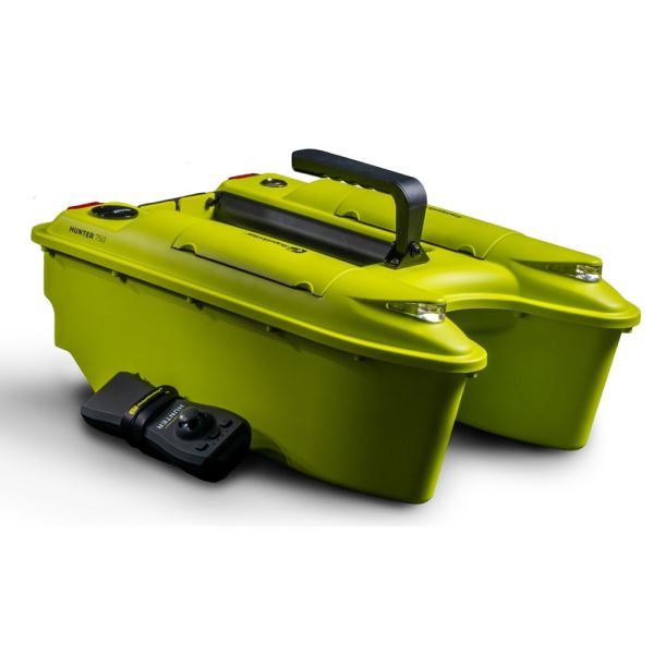 RidgeMonkey Zavážecí Loďka Hunter 750 Bait Boat Hi-Viz