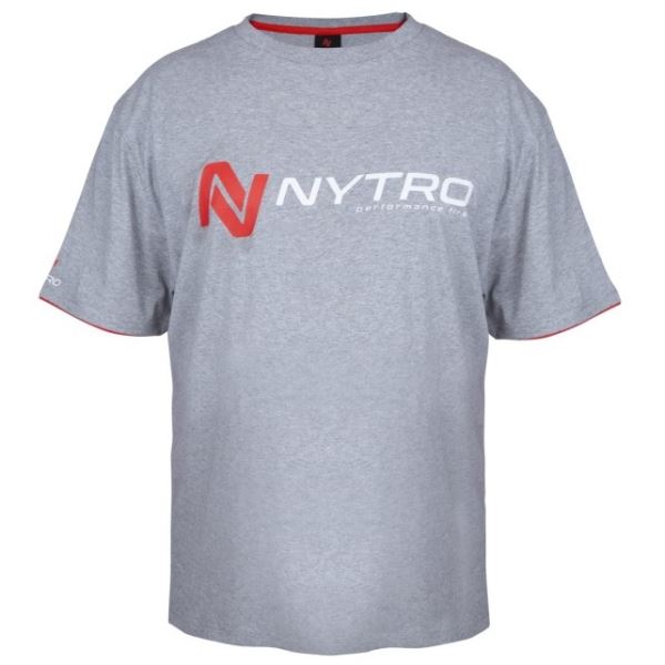 Nytro Tričko Light Marl Grey Tee Shirt