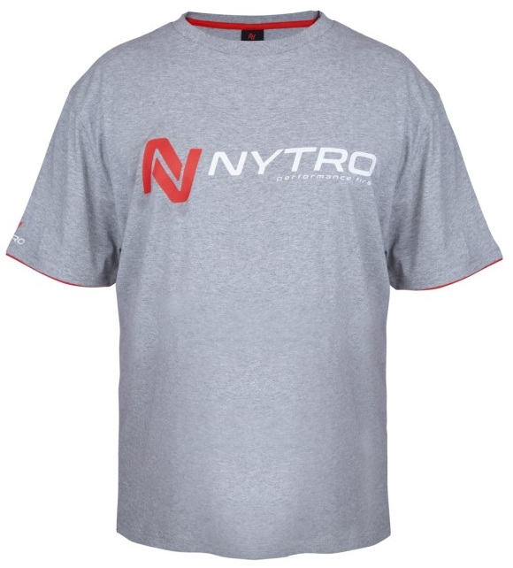 Nytro tričko light marl grey tee shirt - xl