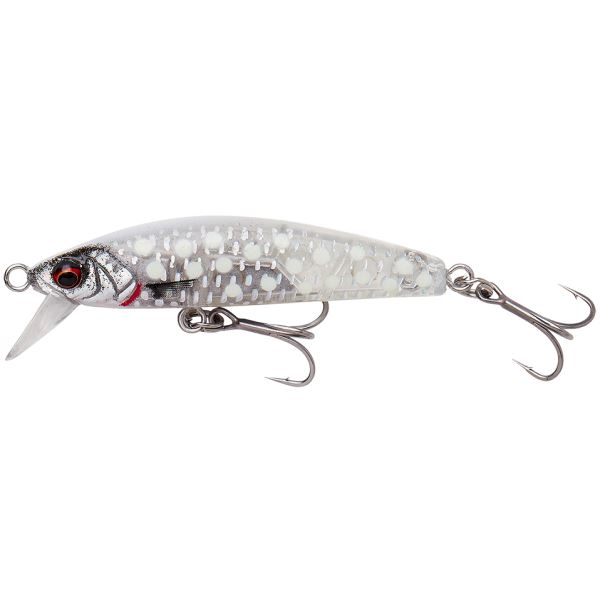 Savage Gear Wobler Gravity Minnow Floating Crystal White Glow 5 cm 3,1 g