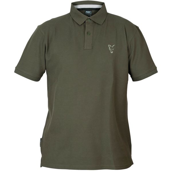 Fox Triko Collection Green Silver Polo Shirt