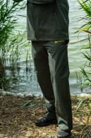 RidgeMonkey Kalhoty APEarel ThermaPro Waterproof Shell Trousers Green (3)