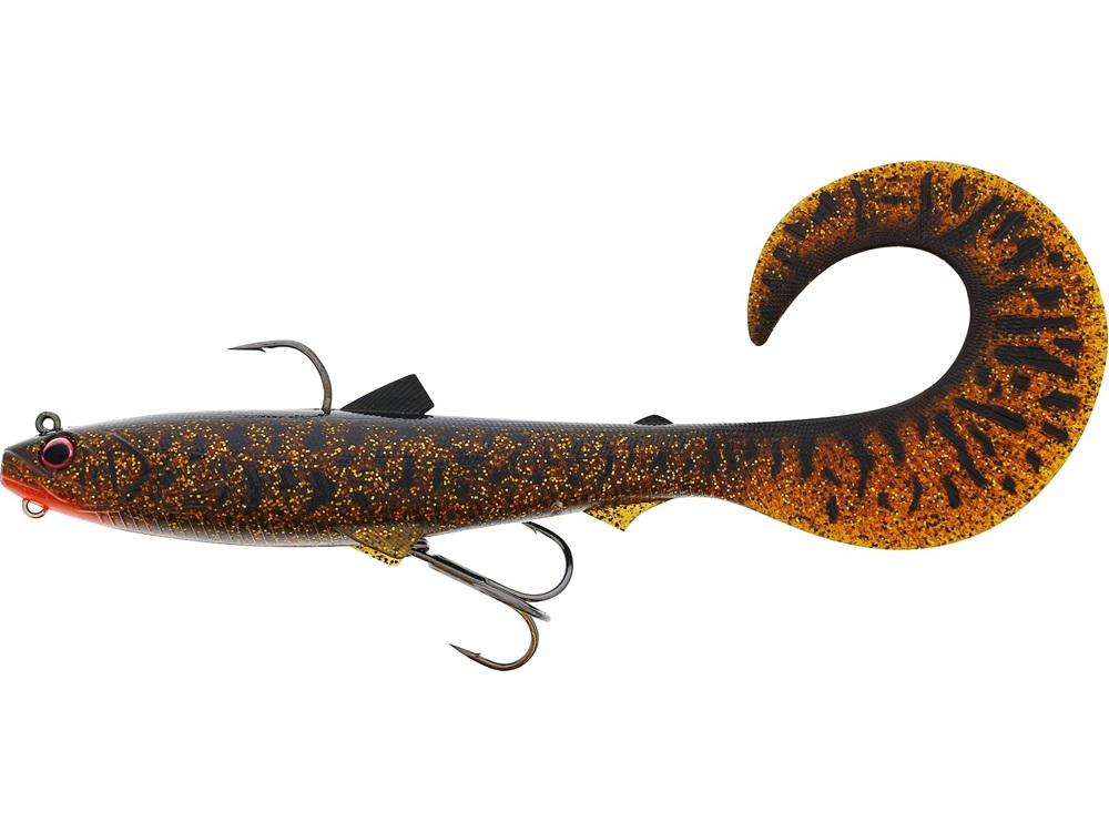Levně Westin gumová nástraha bullteez curltail r2f sinking motoroil burbot 16 cm 35 g
